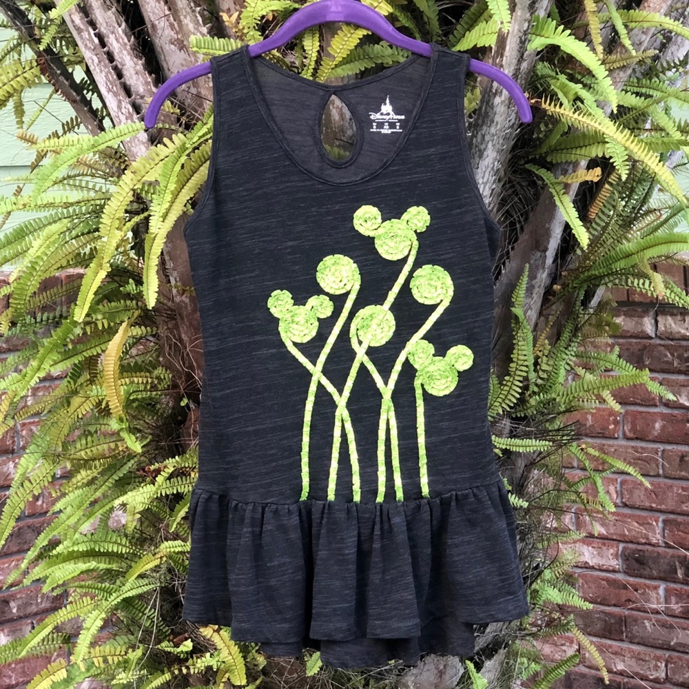 Disney Parks Authentic Mickey Mouse Peplum Top